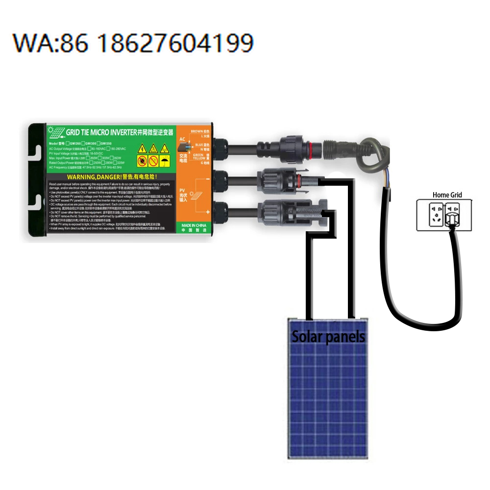 Grid Tie Micro Inverter - 2800W IP65 Waterproof Grid Tie Micro