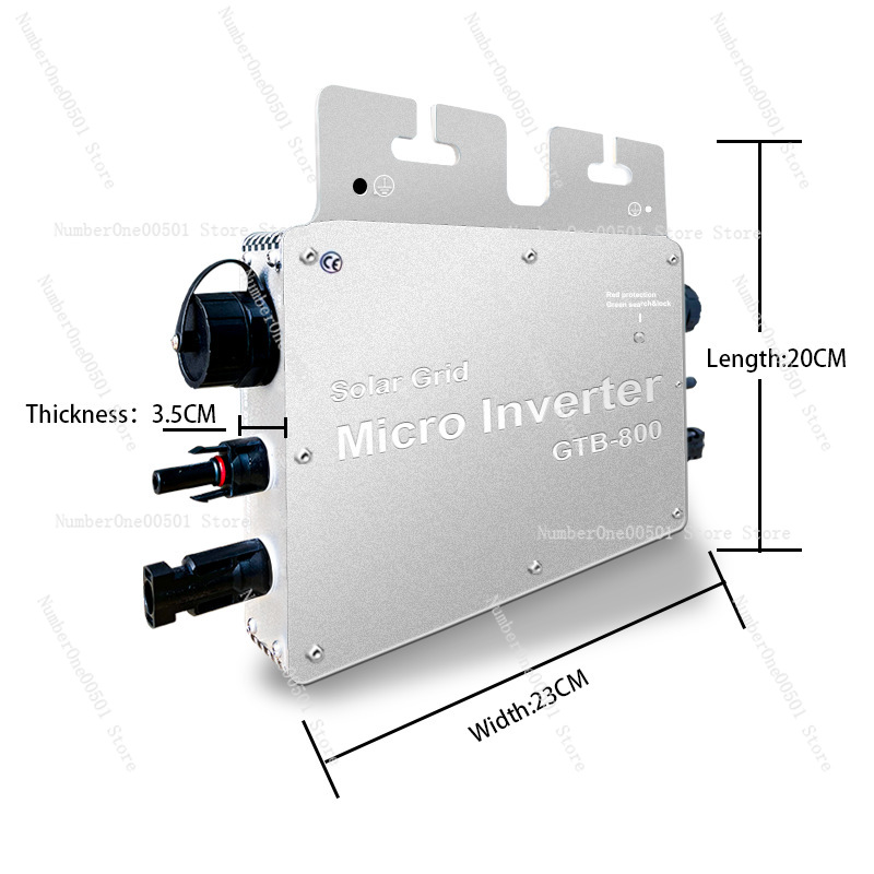 Grid Tie Micro Inverter - GTB800W Silver Micro Grid Tie Inverter